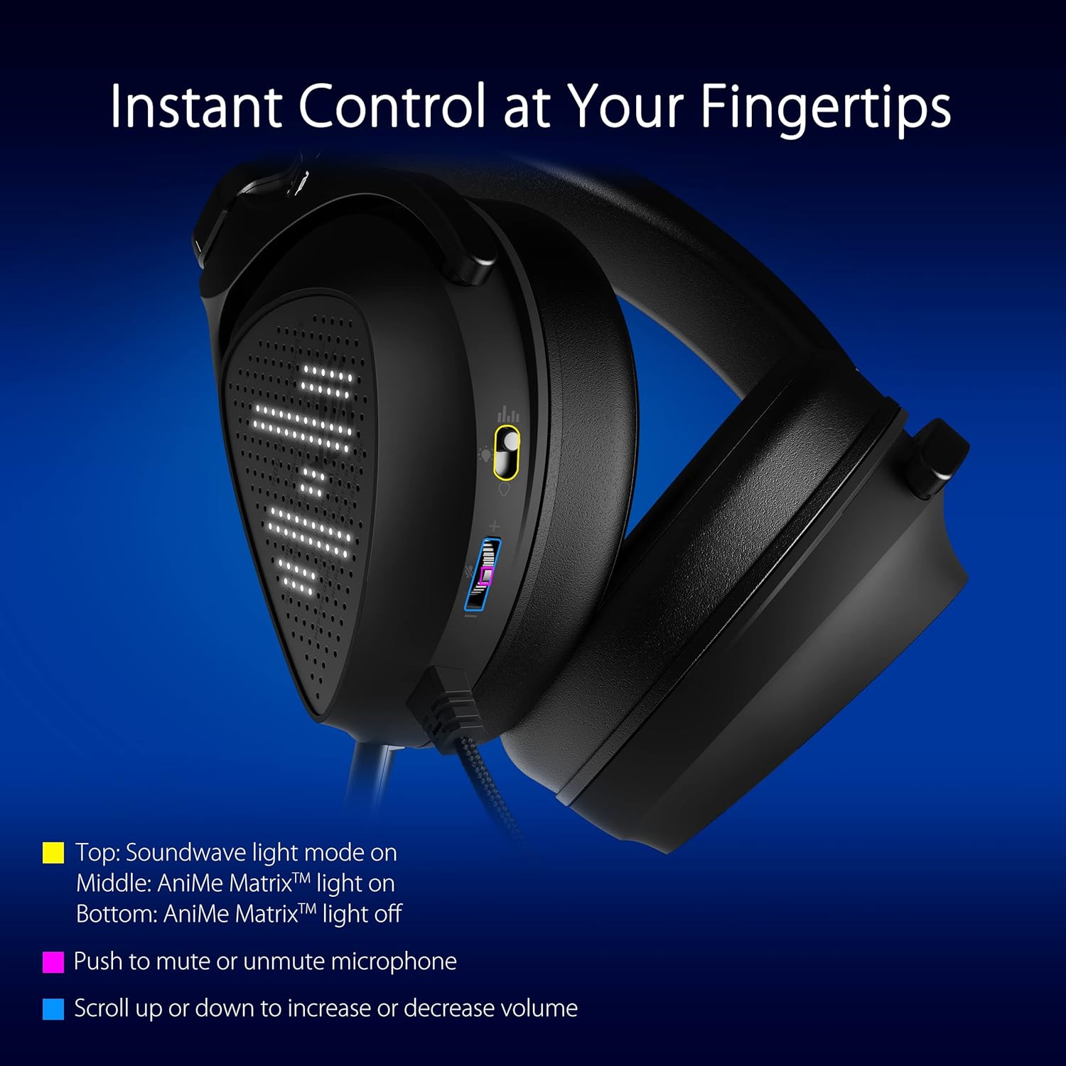 ASUS ROG Delta S Animate Gaming Headset-Black ASUS ROG Delta S Animate Gaming Headset-Black